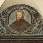 Salone d'Onore. Dettaglio ritratto virile