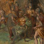 Sala romana. Affresco, particolare